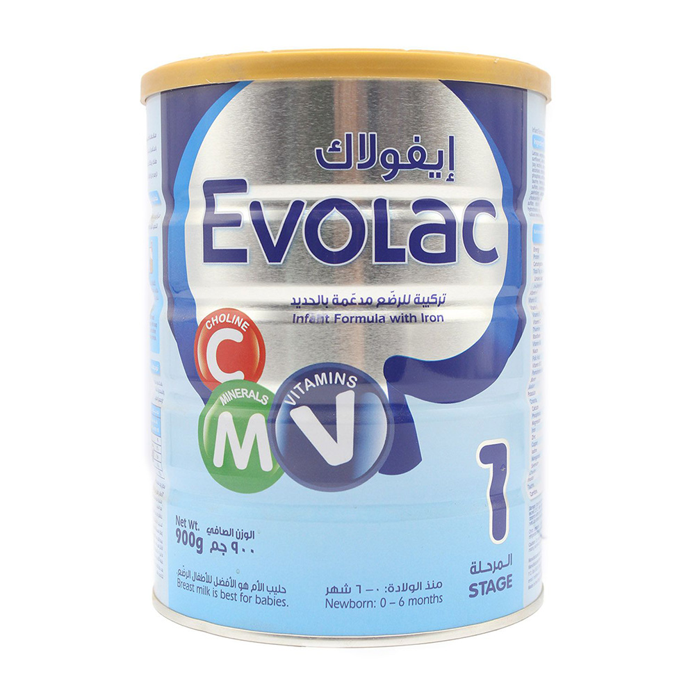 Evolac - Baby Milk Powder 900 g Stage 1 - 0-6m