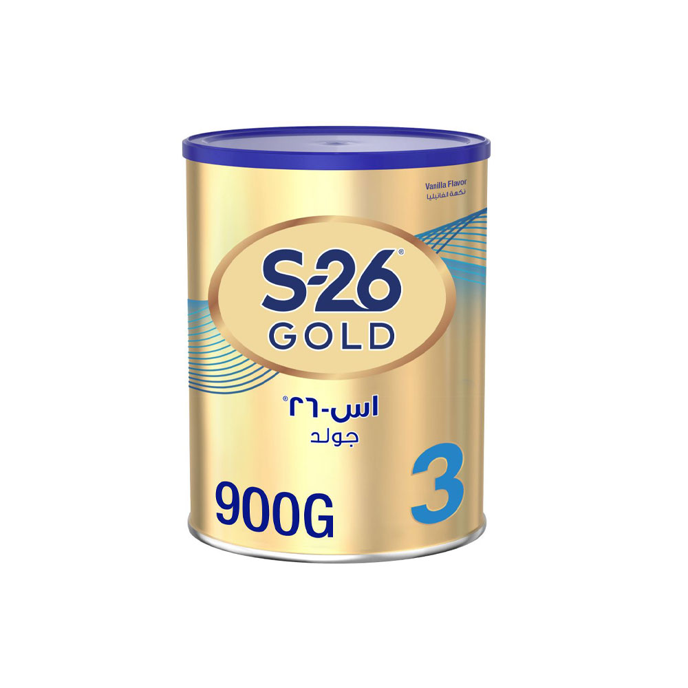 S-26 - Pro Gold Milk Formula - Stage 3 -1-3 y - 900 gm