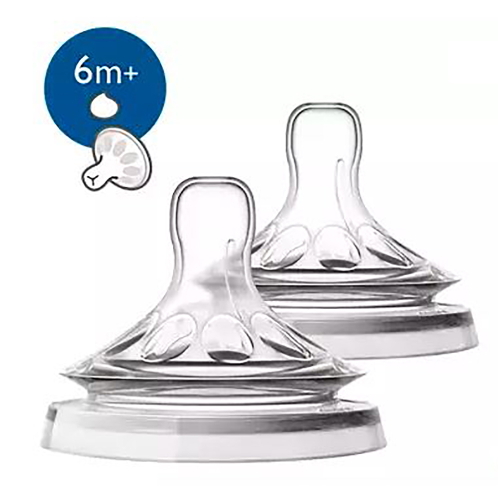 Philips AventNatural baby nipple-6m+/2 pieces