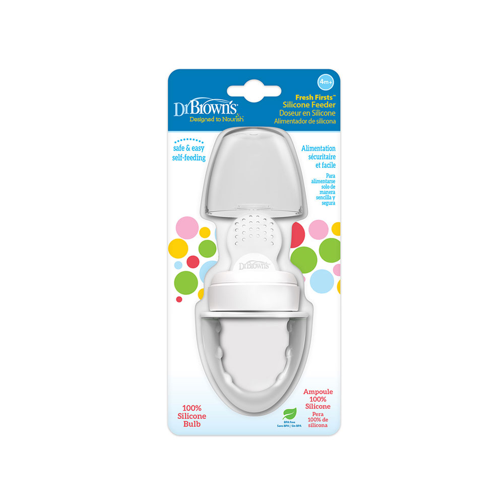 Dr. Browns - Fresh Firsts Silicone Feeder - Grey