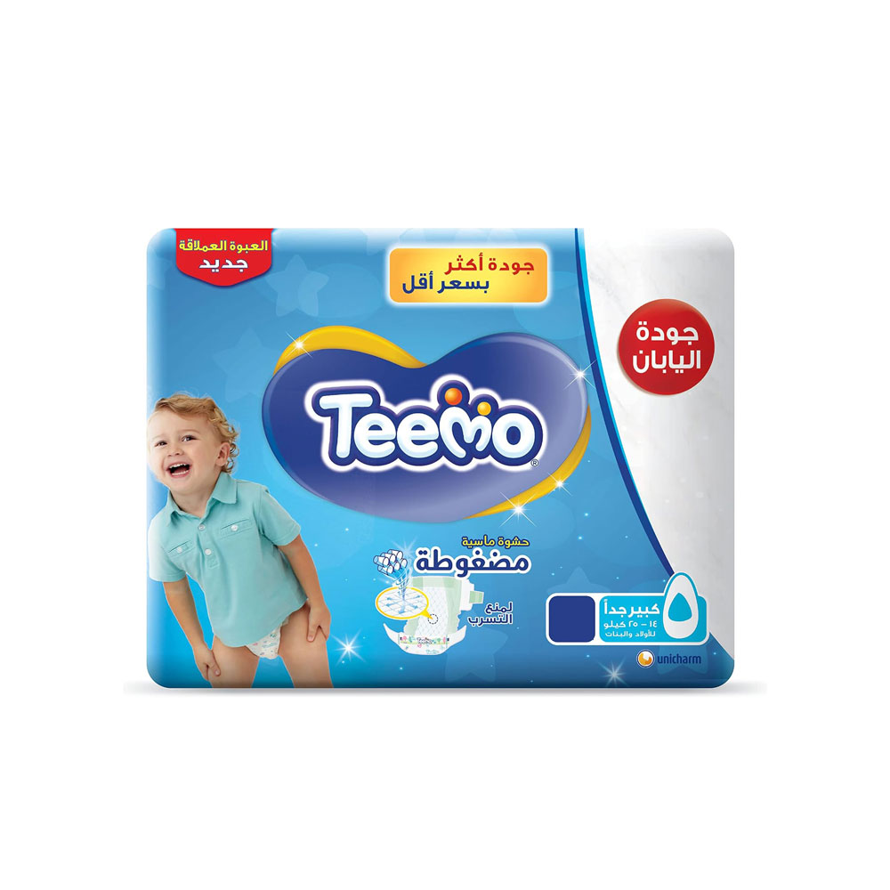 Teemo Baby Diapers Tapenumber 5 - from 14 to 25 kg - 24 dippers